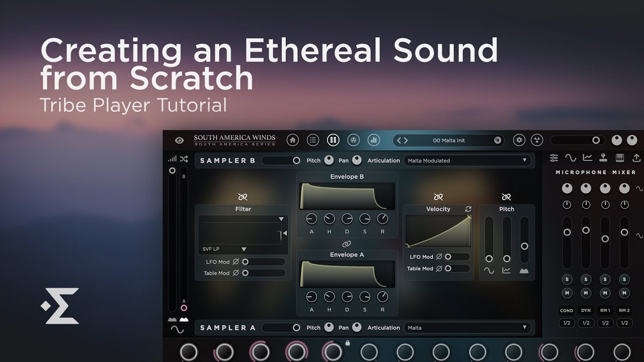 creating an ethereal soundscape from scratch with tribe player