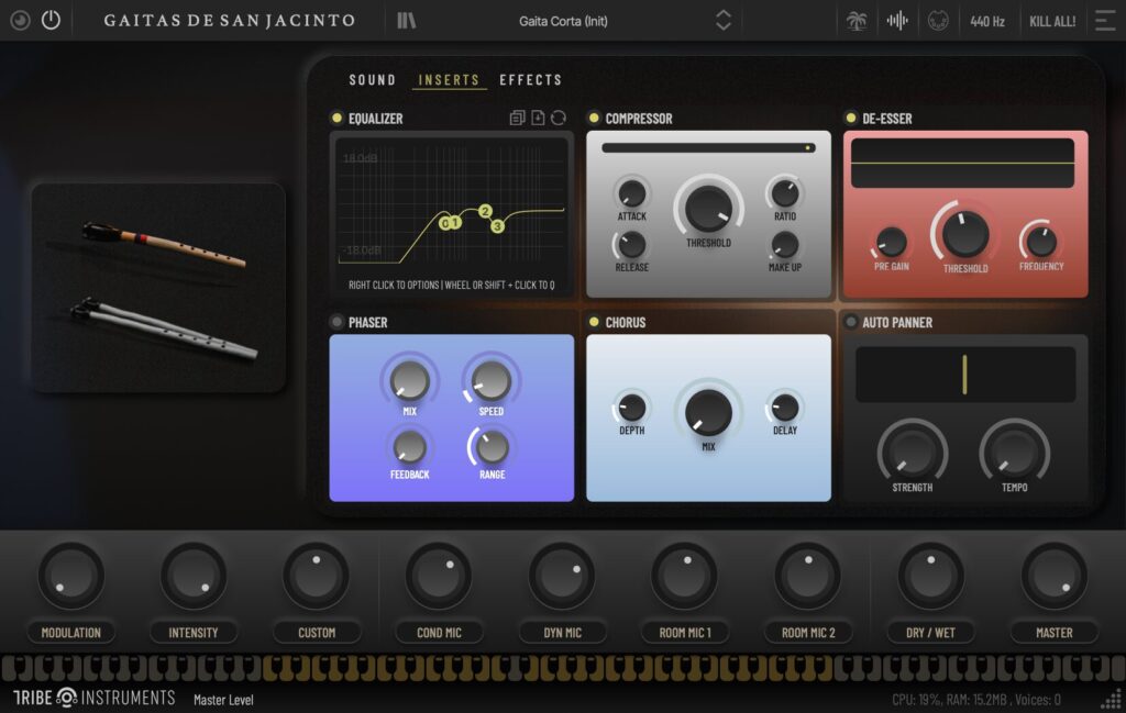 Colombian Gaitas Colombianas VST Plugin Virtual Instrument