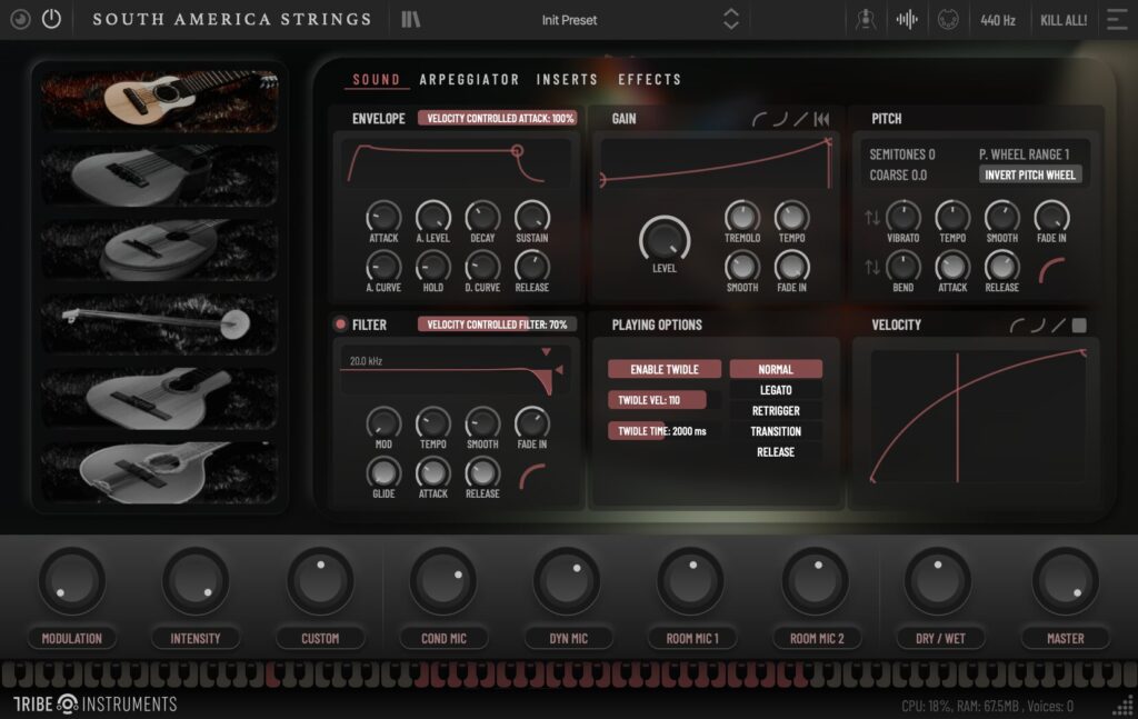 Charango Ronroco Bandola Cuatro VST Plugin Sampler